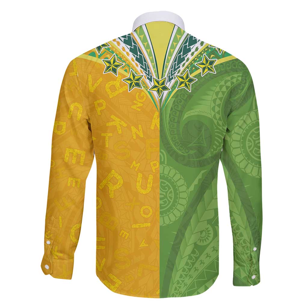 Cook Islands Language Week Family Matching Mermaid Dress and Hawaiian Shirt Tatau Pattern and Rarotongan Alphabet LT03 - Polynesian Pride