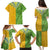 Cook Islands Language Week Family Matching Puletasi and Hawaiian Shirt Tatau Pattern and Rarotongan Alphabet - Polynesian Pride