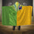 Cook Islands Language Week Hooded Blanket Tatau Pattern and Rarotongan Alphabet - Polynesian Pride