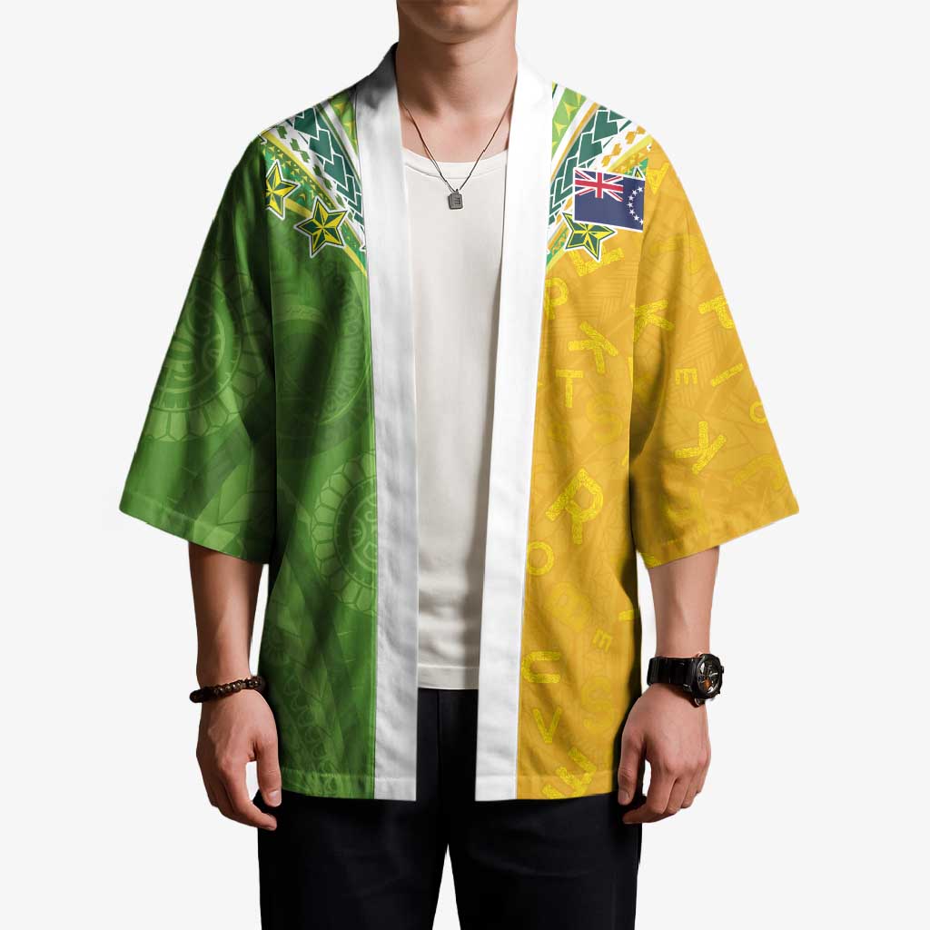 Cook Islands Language Week Kimono Tatau Pattern and Rarotongan Alphabet - Polynesian Pride