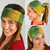 Cook Islands Language Week Neck Gaiter Tatau Pattern and Rarotongan Alphabet - Polynesian Pride