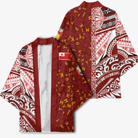 Tonga Language Week Kimono Ngatu Pattern and Tongan Alphabet LT03 - Polynesian Pride