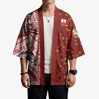Tonga Language Week Kimono Ngatu Pattern and Tongan Alphabet LT03 - Polynesian Pride