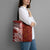 Tonga Language Week Tote Bag Ngatu Pattern and Tongan Alphabet - Polynesian Pride