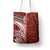 Tonga Language Week Tote Bag Ngatu Pattern and Tongan Alphabet - Polynesian Pride