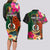 Personalised Penama Day Couples Matching Long Sleeve Bodycon Dress and Hawaiian Shirt Proud To Be A Ni-Van Beauty Pacific Flower LT03 - Polynesian Pride