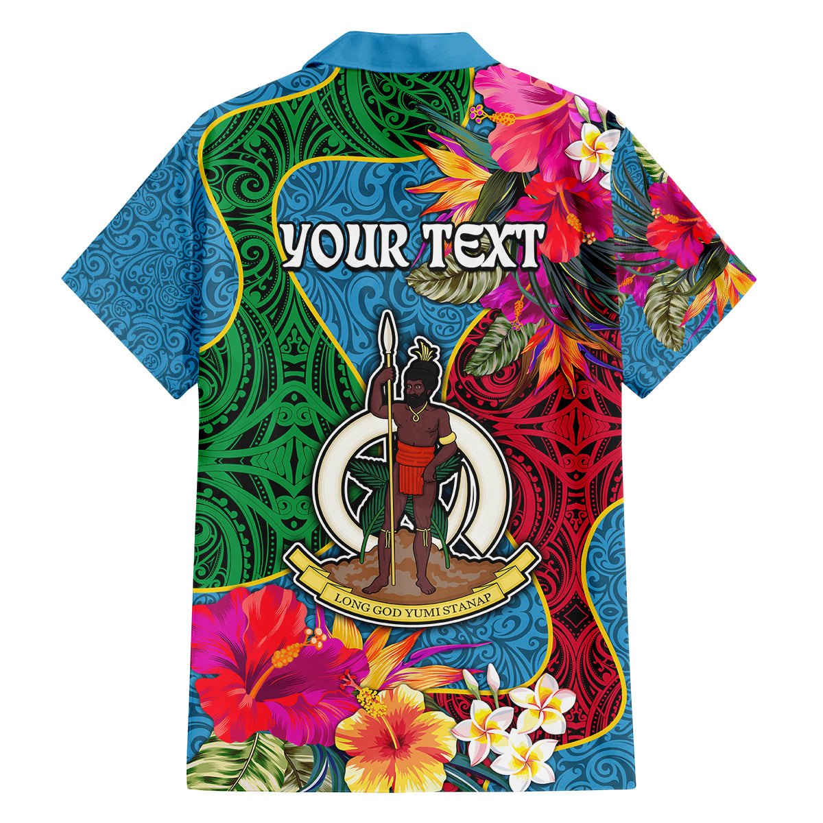 Personalised Sanma Day Family Matching Puletasi Dress and Hawaiian Shirt Proud To Be A Ni-Van Beauty Pacific Flower LT03 - Polynesian Pride