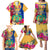 Personalised Torba Day Family Matching Puletasi Dress and Hawaiian Shirt Proud To Be A Ni-Van Beauty Pacific Flower LT03 Yellow - Polynesian Pride