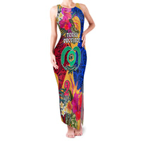 Personalised Torba Day Family Matching Tank Maxi Dress and Hawaiian Shirt Proud To Be A Ni-Van Beauty Pacific Flower LT03 - Polynesian Pride