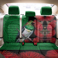 New Zealand Kereru And Pohutukawa Back Car Seat Cover Maori Tribal Tattoo LT03 - Polynesian Pride