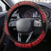New Zealand Kereru And Pohutukawa Steering Wheel Cover Maori Tribal Tattoo LT03 - Polynesian Pride