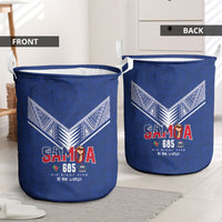 Samoa Rugby Laundry Basket Six Eight Five to The World - Pacific Motif