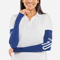 Samoa Rugby Custom Arm Sleeves Six Eight Five to The World - Pacific Motif LT03 - Polynesian Pride