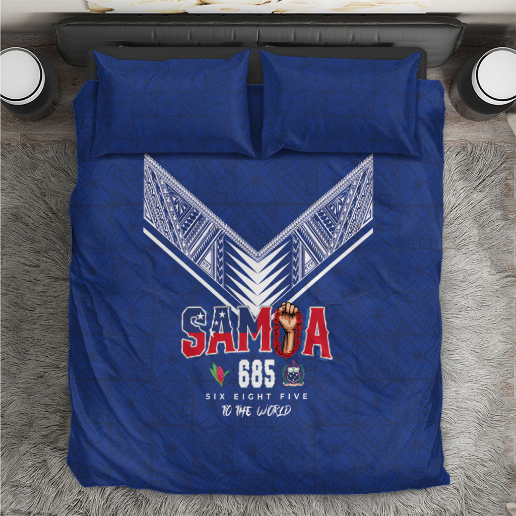 Samoa Rugby Bedding Set Six Eight Five to The World - Pacific Motif LT03 Multicolor - Polynesian Pride