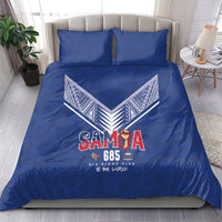 Samoa Rugby Bedding Set Six Eight Five to The World - Pacific Motif LT03 - Polynesian Pride