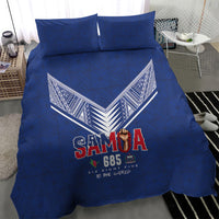 Samoa Rugby Bedding Set Six Eight Five to The World - Pacific Motif LT03 - Polynesian Pride