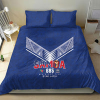Samoa Rugby Bedding Set Six Eight Five to The World - Pacific Motif LT03 - Polynesian Pride