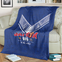 Samoa Rugby Blanket Six Eight Five to The World - Pacific Motif LT03 - Polynesian Pride