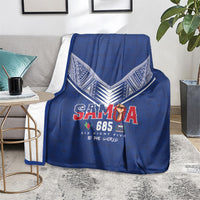 Samoa Rugby Blanket Six Eight Five to The World - Pacific Motif LT03 - Polynesian Pride