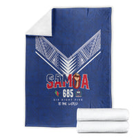 Samoa Rugby Blanket Six Eight Five to The World - Pacific Motif LT03 - Polynesian Pride