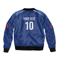 Samoa Rugby Custom Bomber Jacket Six Eight Five to The World - Pacific Motif LT03 - Polynesian Pride