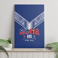 Samoa Rugby Canvas Wall Art Six Eight Five to The World - Pacific Motif LT03 - Polynesian Pride