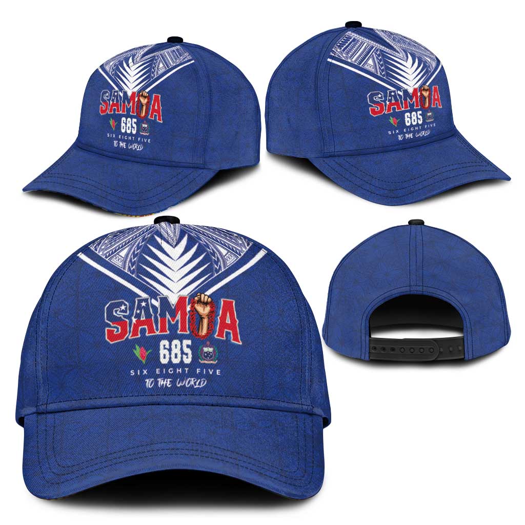Samoa Rugby Classic Cap Six Eight Five to The World - Pacific Motif LT03 - Polynesian Pride