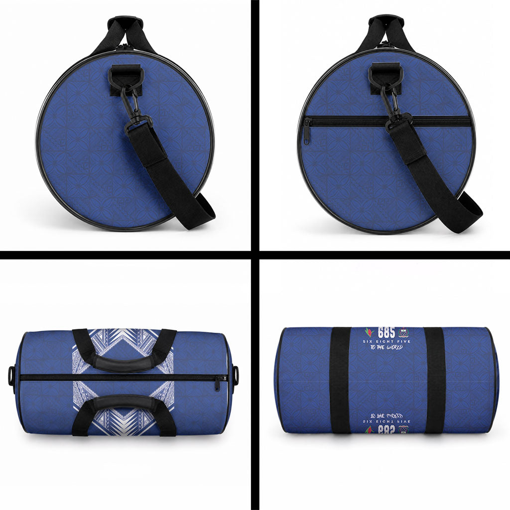 Samoa Rugby Duffle Bag Six Eight Five to The World - Pacific Motif LT03 - Polynesian Pride