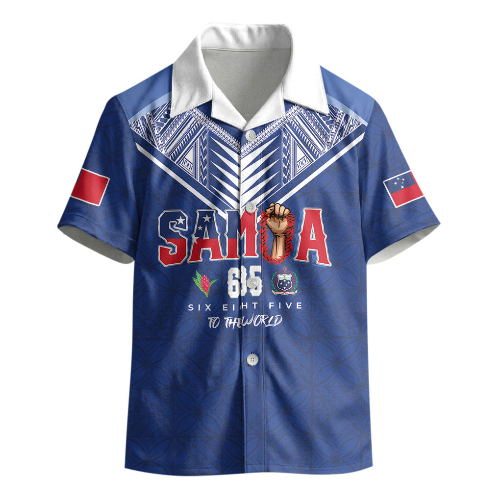 Samoa Rugby Custom Kid Hawaiian Shirt Six Eight Five to The World - Pacific Motif LT03 - Polynesian Pride