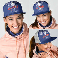 Samoa Rugby Mesh Trucker Cap Six Eight Five to The World - Pacific Motif LT03 - Polynesian Pride