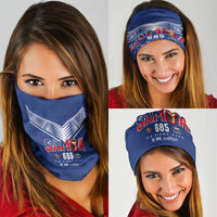 Samoa Rugby Neck Gaiter Six Eight Five to The World - Pacific Motif LT03 - Polynesian Pride