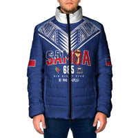 Samoa Rugby Custom Padded Jacket Six Eight Five to The World - Pacific Motif LT03 Men Multicolor - Polynesian Pride