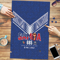 Samoa Rugby Puzzle Six Eight Five to The World - Pacific Motif LT03 Multicolor - Polynesian Pride