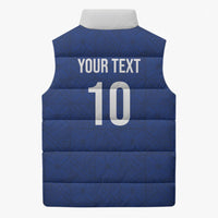 Samoa Rugby Custom Sleeveless Puffer Jacket Six Eight Five to The World - Pacific Motif LT03 - Polynesian Pride