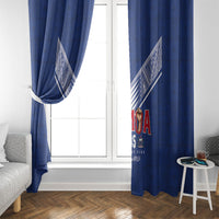 Samoa Rugby Window Curtain Six Eight Five to The World - Pacific Motif LT03 - Polynesian Pride