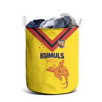 Papua New Guinea Rugby Laundry Basket Six Seven Five to The World - Melanesian Pattern LT03 - Polynesian Pride
