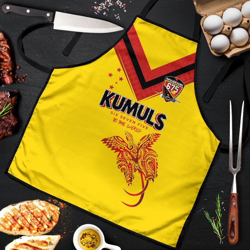 Papua New Guinea Rugby Apron Six Seven Five to The World - Melanesian Pattern LT03 Multicolor - Polynesian Pride