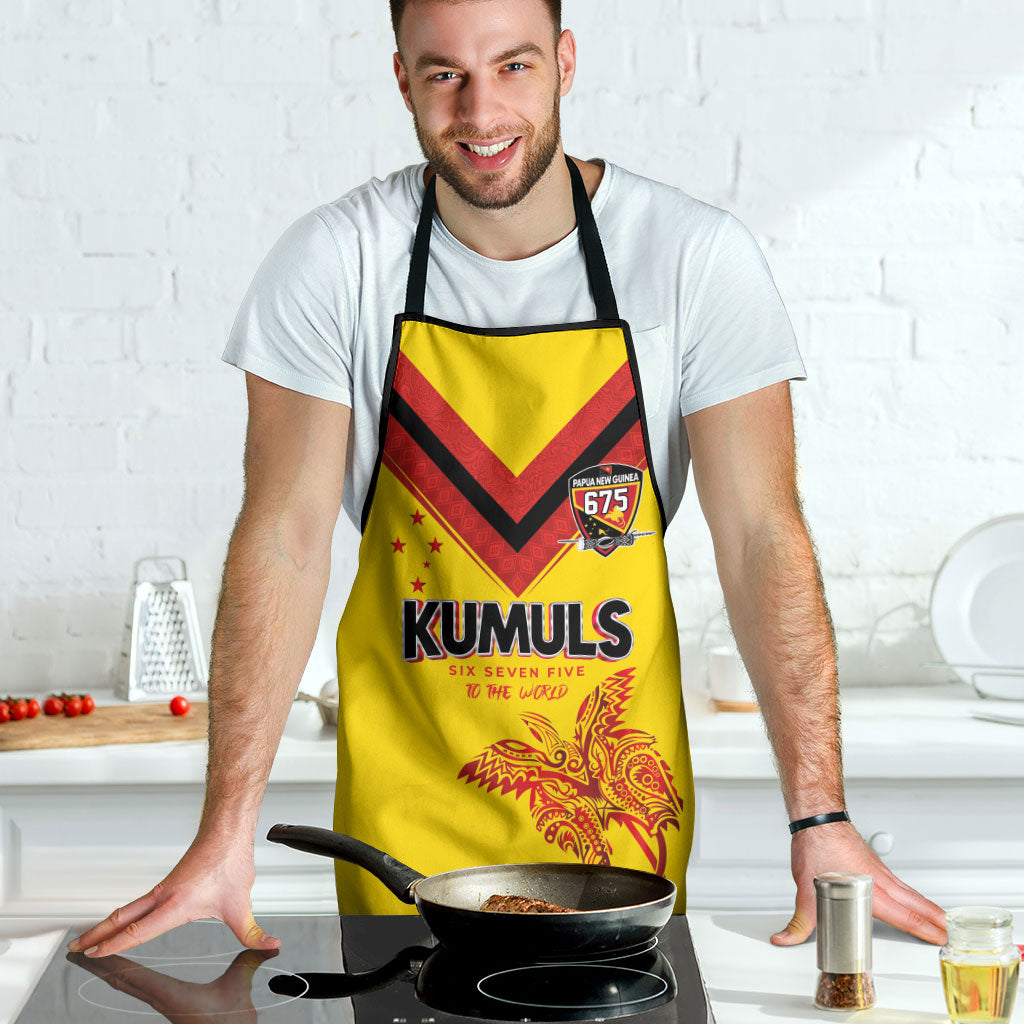 Papua New Guinea Rugby Apron Six Seven Five to The World - Melanesian Pattern LT03 - Polynesian Pride