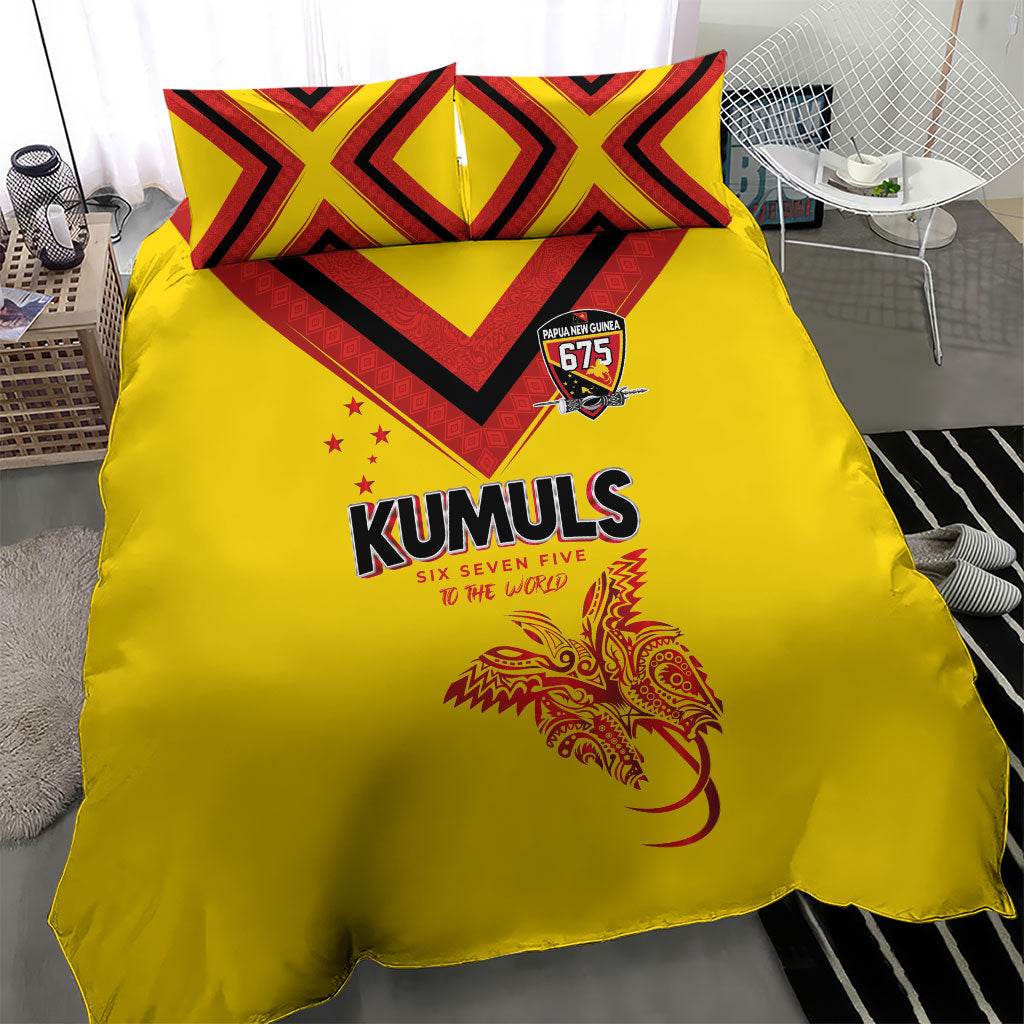 Papua New Guinea Rugby Bedding Set Six Seven Five to The World - Melanesian Pattern LT03 - Polynesian Pride