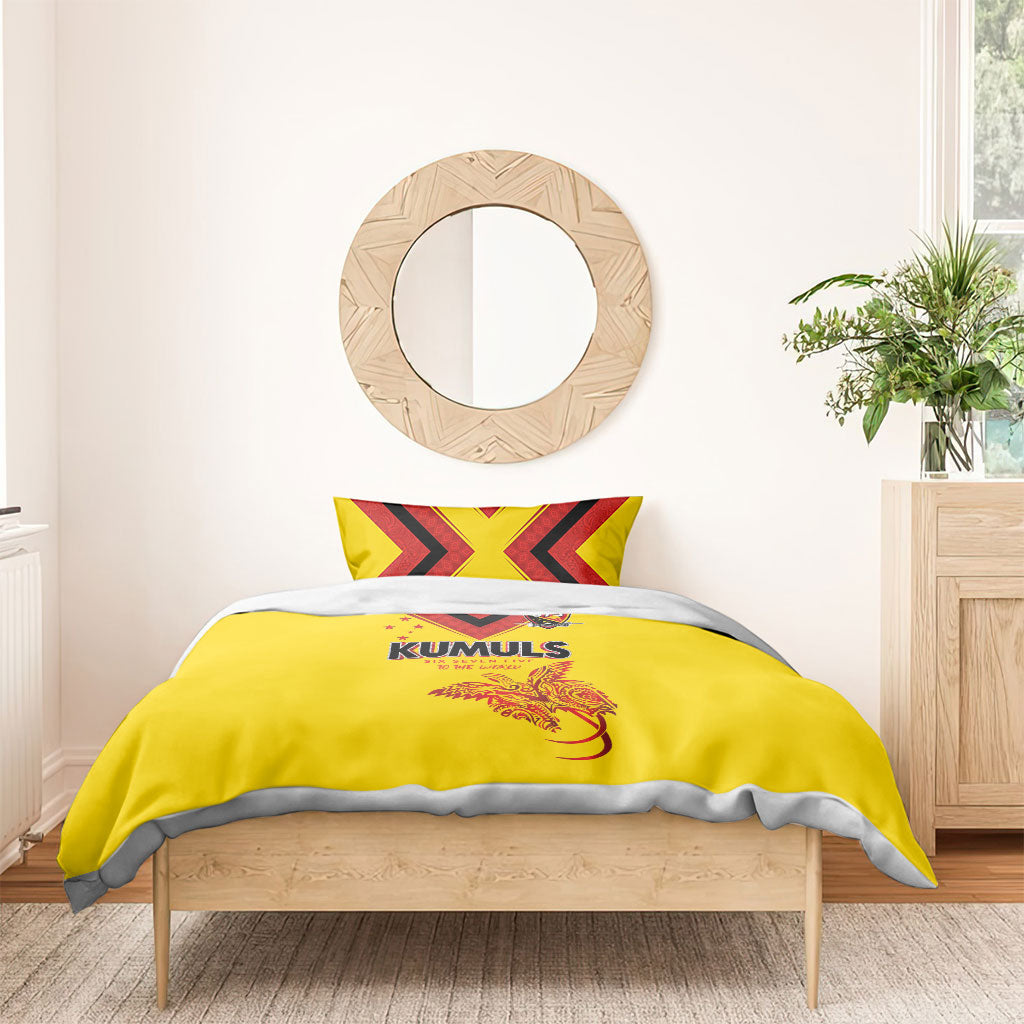 Papua New Guinea Rugby Bedding Set Six Seven Five to The World - Melanesian Pattern LT03 - Polynesian Pride