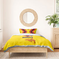 Papua New Guinea Rugby Bedding Set Six Seven Five to The World - Melanesian Pattern LT03 - Polynesian Pride