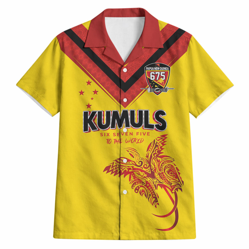 Papua New Guinea Rugby Custom Hawaiian Shirt Six Seven Five to The World - Melanesian Pattern LT03 Multicolor - Polynesian Pride