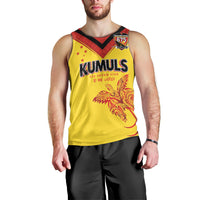 Papua New Guinea Rugby Custom Men Tank Top Six Seven Five to The World - Melanesian Pattern LT03 - Polynesian Pride