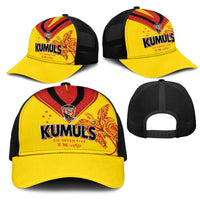 Papua New Guinea Rugby Mesh Trucker Cap Six Seven Five to The World - Melanesian Pattern LT03 - Polynesian Pride