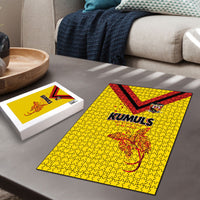 Papua New Guinea Rugby Puzzle Six Seven Five to The World - Melanesian Pattern LT03 - Polynesian Pride