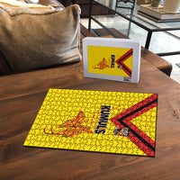 Papua New Guinea Rugby Puzzle Six Seven Five to The World - Melanesian Pattern LT03 - Polynesian Pride