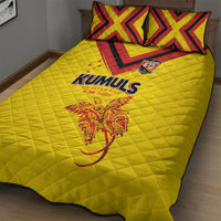 Papua New Guinea Rugby Quilt Bed Set Six Seven Five to The World - Melanesian Pattern LT03 - Polynesian Pride