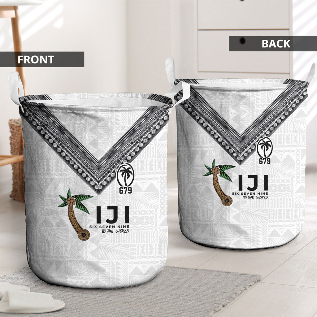 Fijian Rugby Laundry Basket Six Seven Nine to The World - Tapa Pattern LT03 - Polynesian Pride