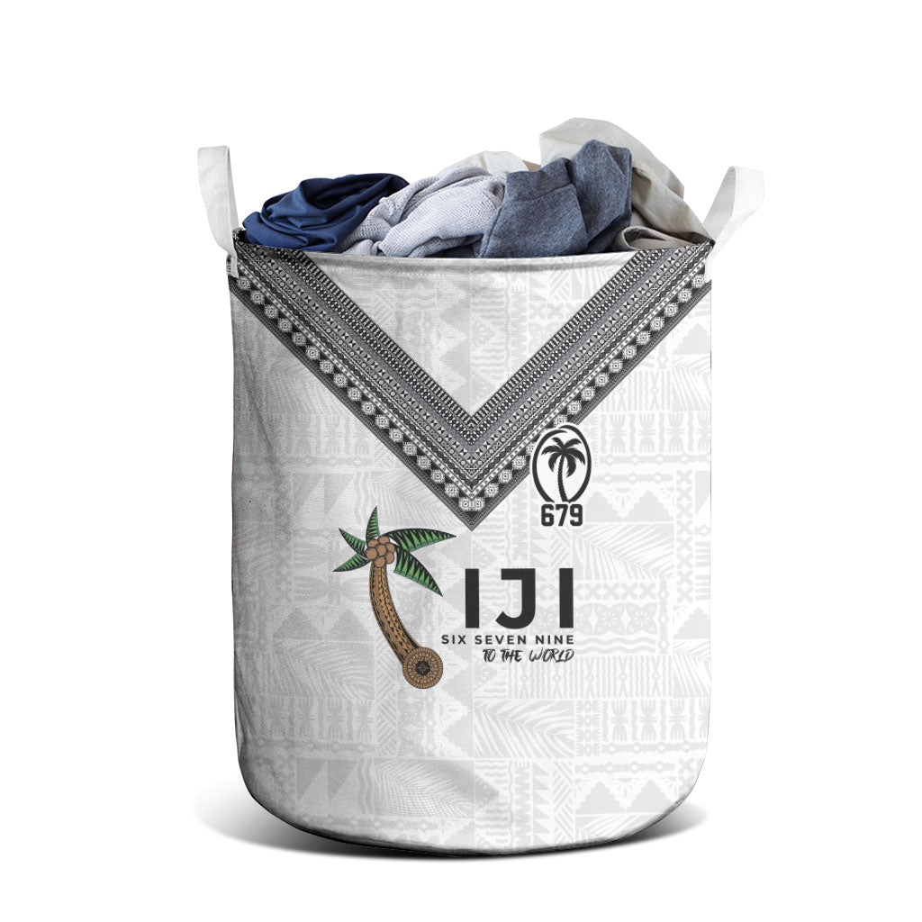 Fijian Rugby Laundry Basket Six Seven Nine to The World - Tapa Pattern LT03 - Polynesian Pride