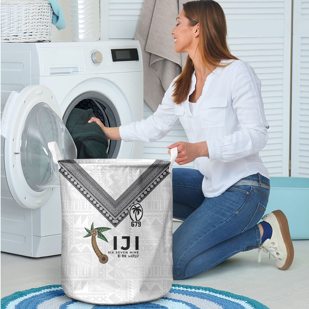 Fijian Rugby Laundry Basket Six Seven Nine to The World - Tapa Pattern LT03 - Polynesian Pride